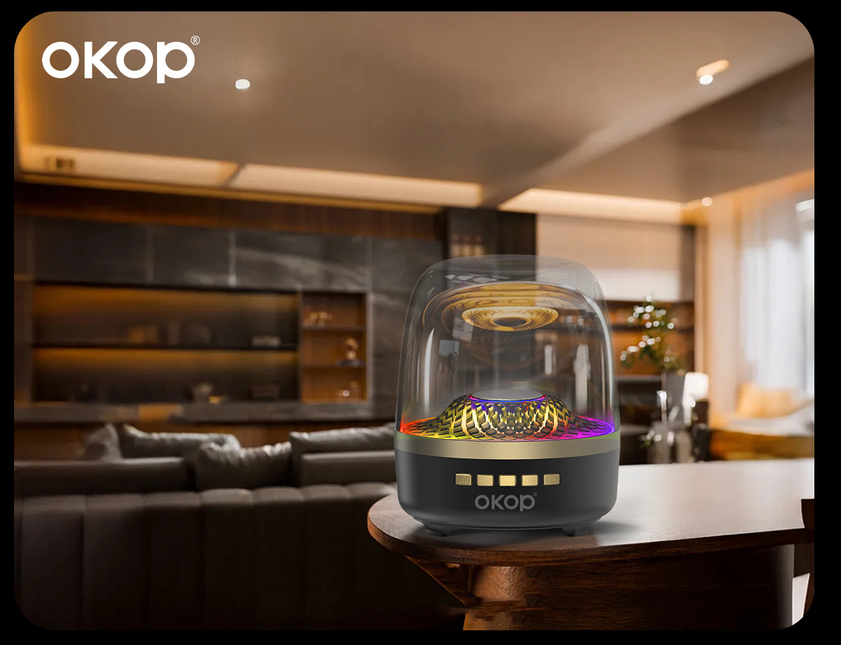 829 Bluetooth speaker, cool RGB ambient light, TF card, high appearance level, desktop small speaker, cross-border bestseller, high volume pic 15