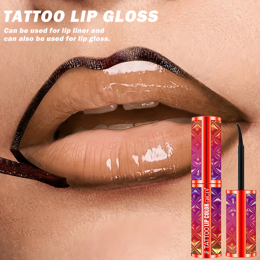 【 Cross-border Exclusive 】 Wholesale of QICIY 4-color peel-off lip Gloss and non-smudging peel-off lip gloss and lip gloss pic 6