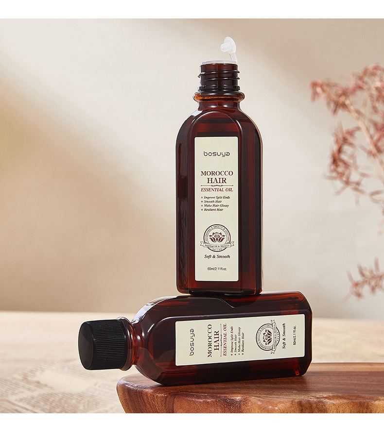跨境专供bosuya护发精油改善毛躁顺滑强韧发质持久留香护发精油详情15