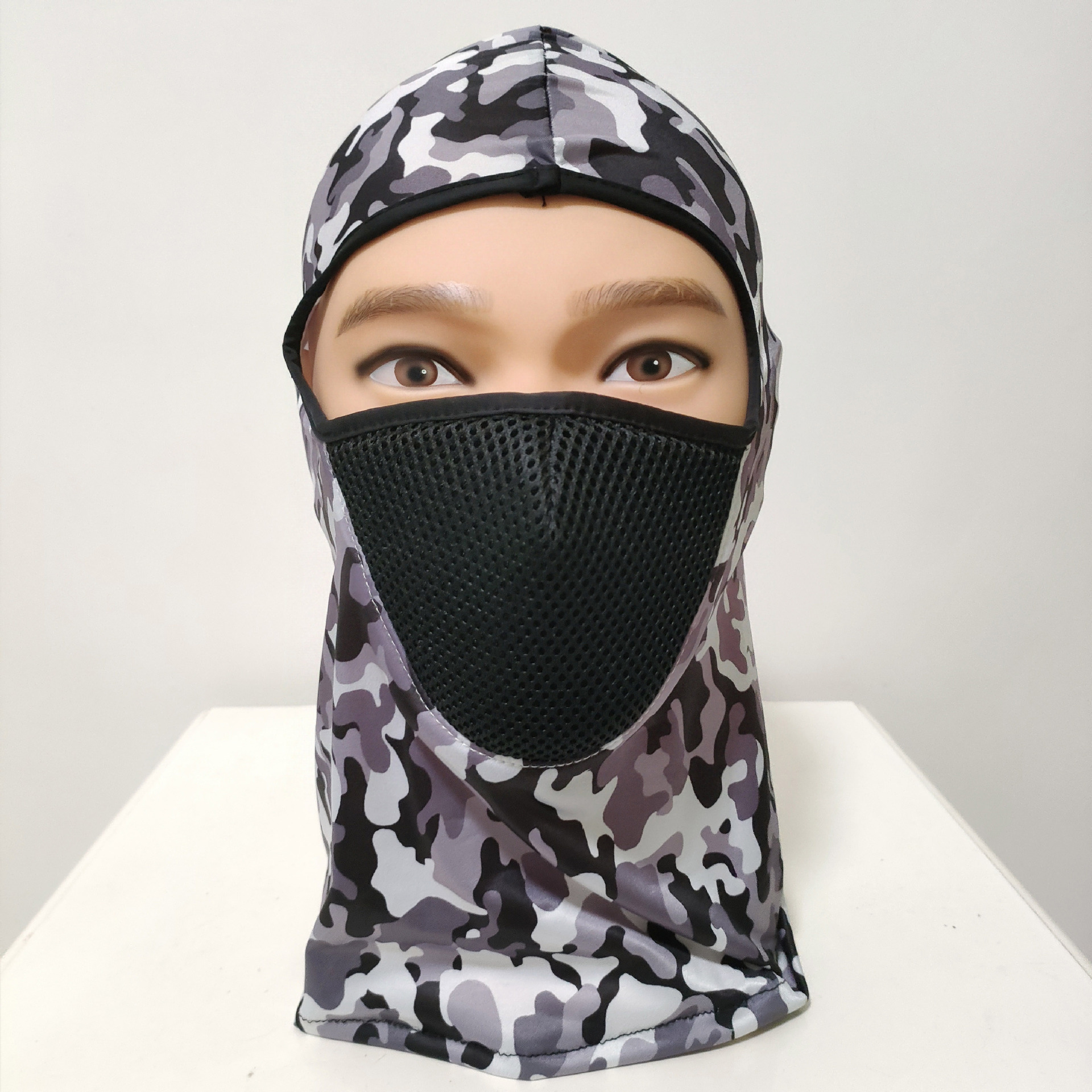 跨境 户外骑行印花头套防风防晒带口罩面罩脸基尼自行车骑行头套详情12