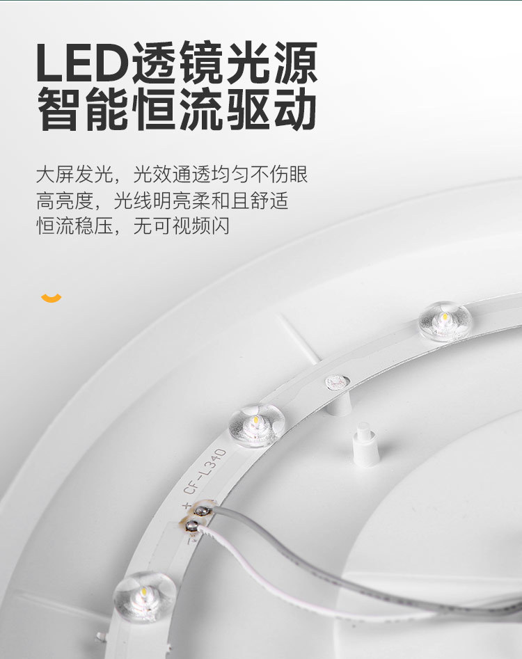 LED three-proof ceiling light, circular bedroom and living room light, moisture-proof, dust-proof, insect-proof, simple and ultra-thin balcony and corridor ceiling light pic 9