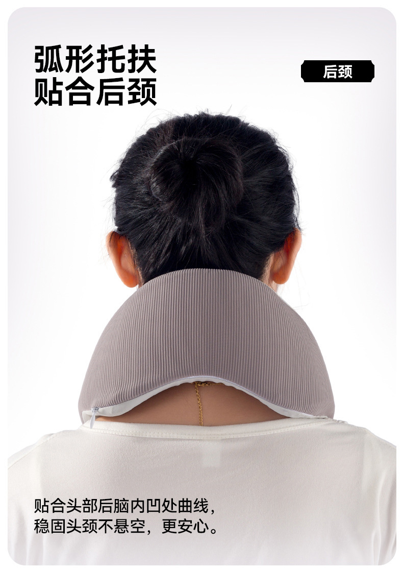 Capibala portable U-pillow, U-shaped neck pillow, travel pillow, storage U-shaped pillow, neck support pillow, multi-functional, comfortable and portable pic 8