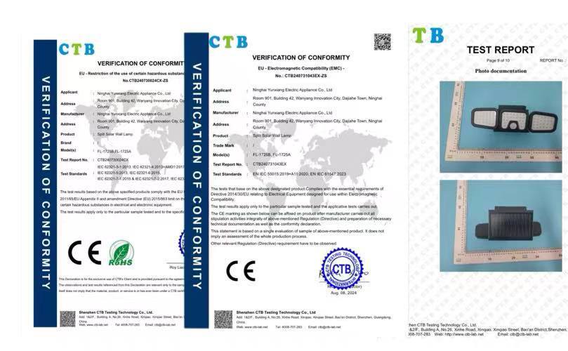 Cross-border solar human body sensor wall lamp, three-head rotating wall lamp, outdoor light-controlled waterproof road lighting, garden lamp pic 3