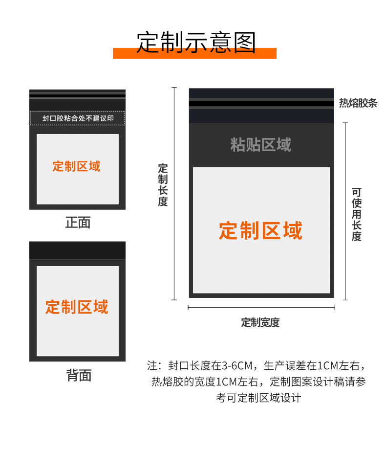 New material white express bags, thickened logistics waterproof packaging plastic bags, production and wholesale, mailing document packaging bags pic 9