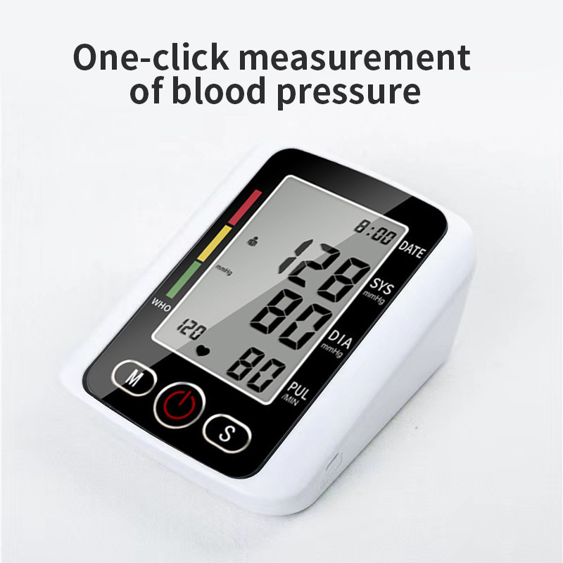 Cross-border exclusive electronic blood pressure monitor, home high-precision upper arm blood pressure monitor, fully automatic blood pressure measurement instrument pic 8
