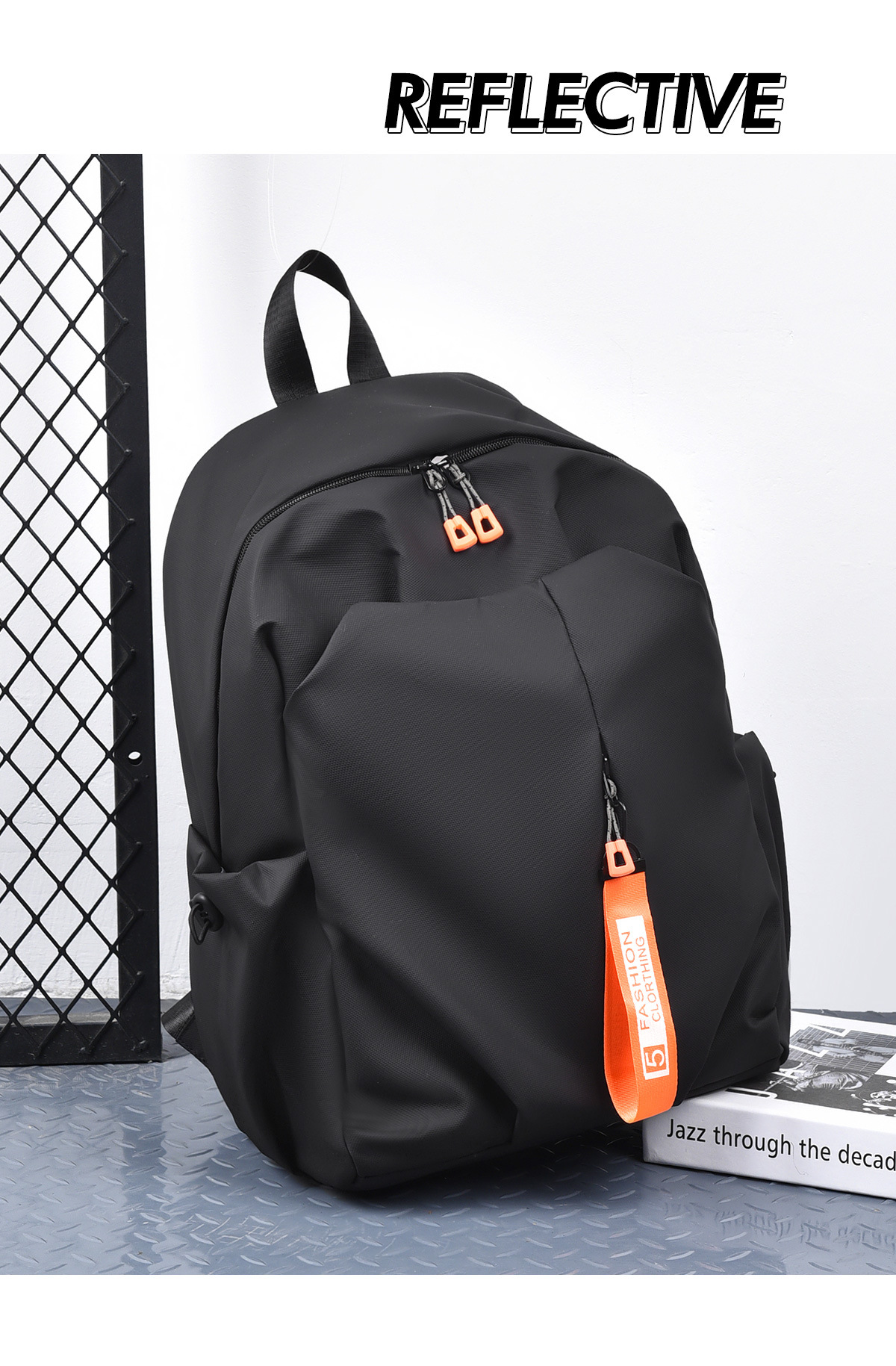 新款双肩包男女同款 ins休闲简约大容量初中生高中生旅行学生书包详情43