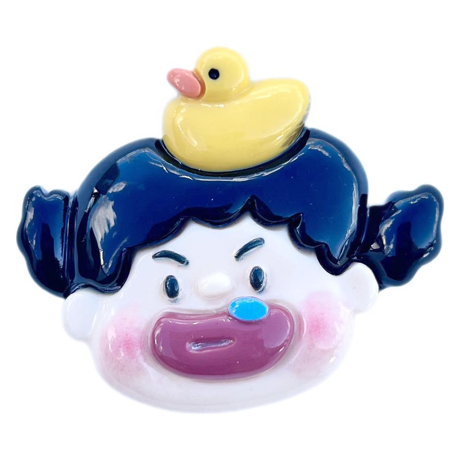 搞怪大嘴小丑卡通树脂diy饰品配件手机壳洞洞鞋贴片发夹发饰材料详情4