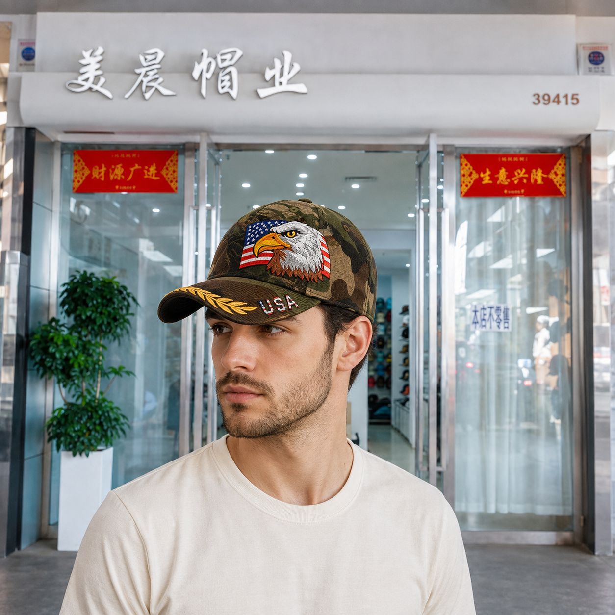 Customized LOGO embroidery baseball caps, 3D stereoscopic embroidery baseball caps, sample customization, advertising caps, foreign trade factory pic 4