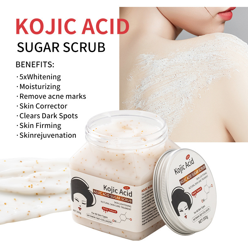 The foreign trade kojic acid series all-English body lotion, long-lasting fragrance, deep facial hydrating and moisturizing cream, cross-border skin care products pic 5