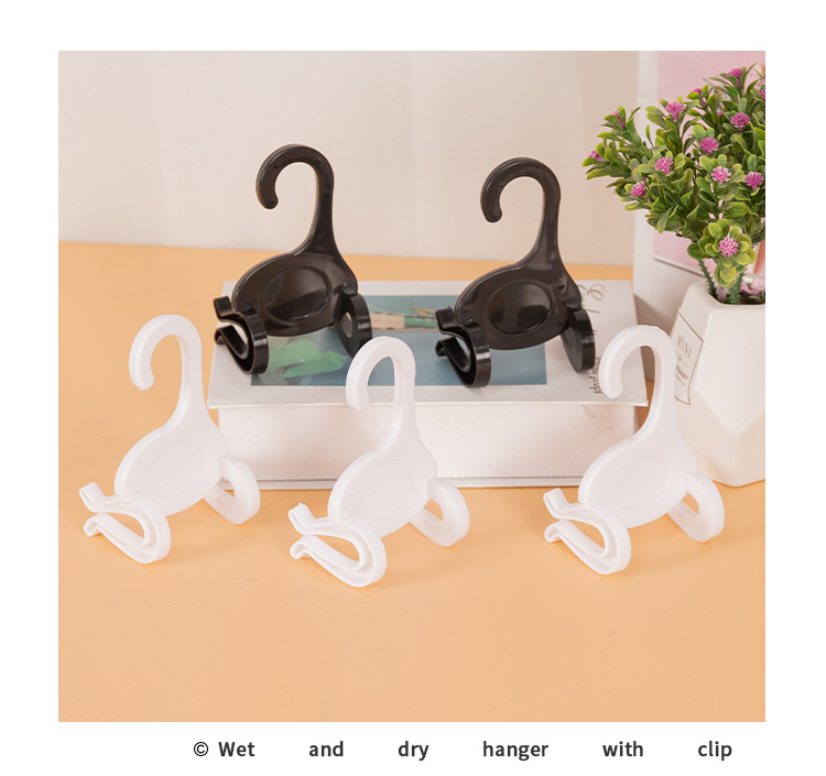 Plastic double hooks for shoes, running shoe hooks, supermarket cotton shoes, sandals, sports shoes, shoe drying racks, storage and display hooks pic 8