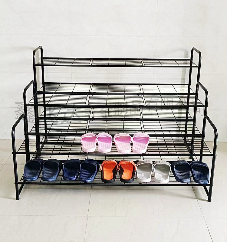 鞋架铁线架展示架铁艺落地架货架架子鞋中架详情2