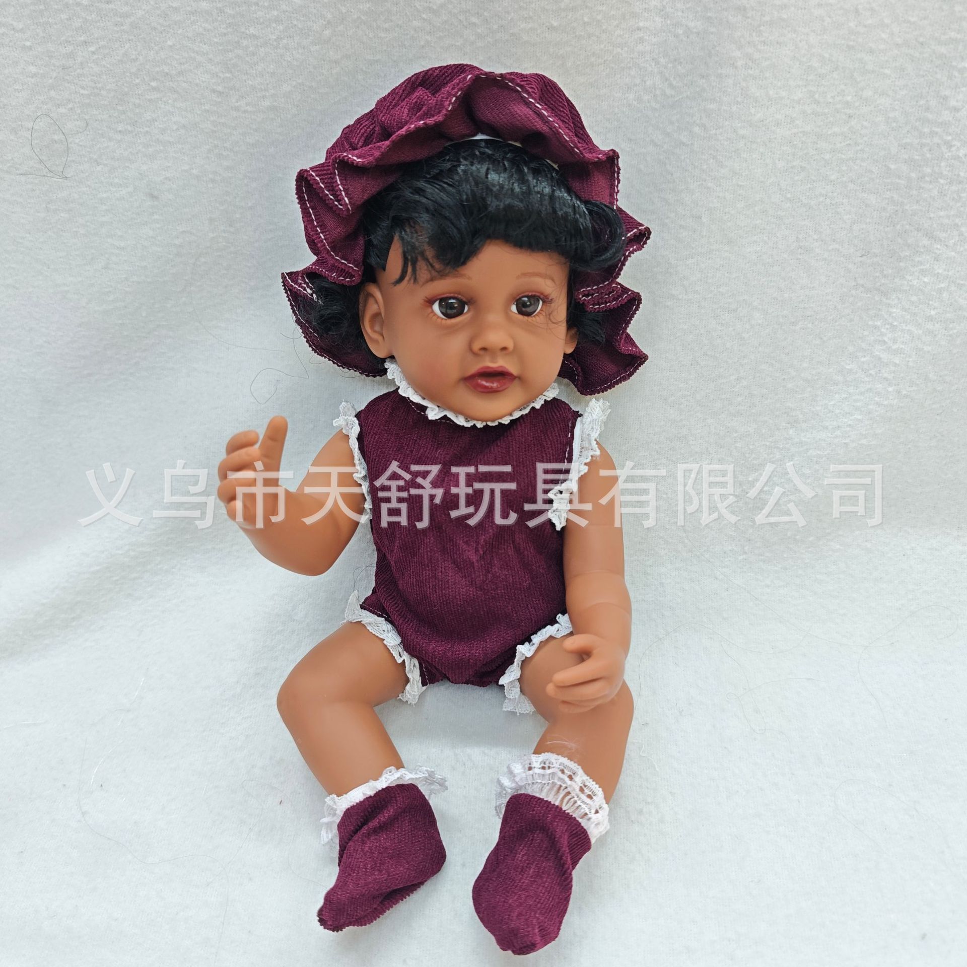 跨境热销30厘米搪胶重生娃娃仿真洋娃娃公仔换装玩偶女孩玩具过家家玩具婴儿玩偶批发玩具详情10