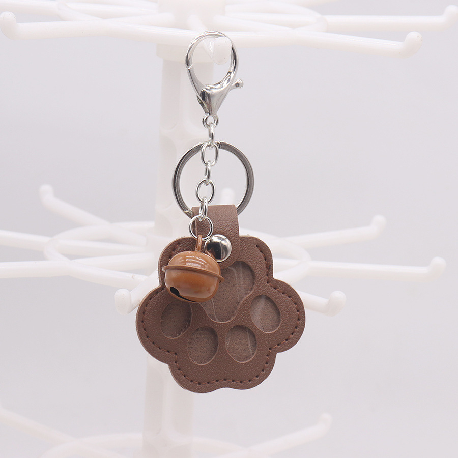 Paw print cat commemorative plate, popular pet dog hair portable keychain pendant, PU hair tag storage bag for pets pic 13