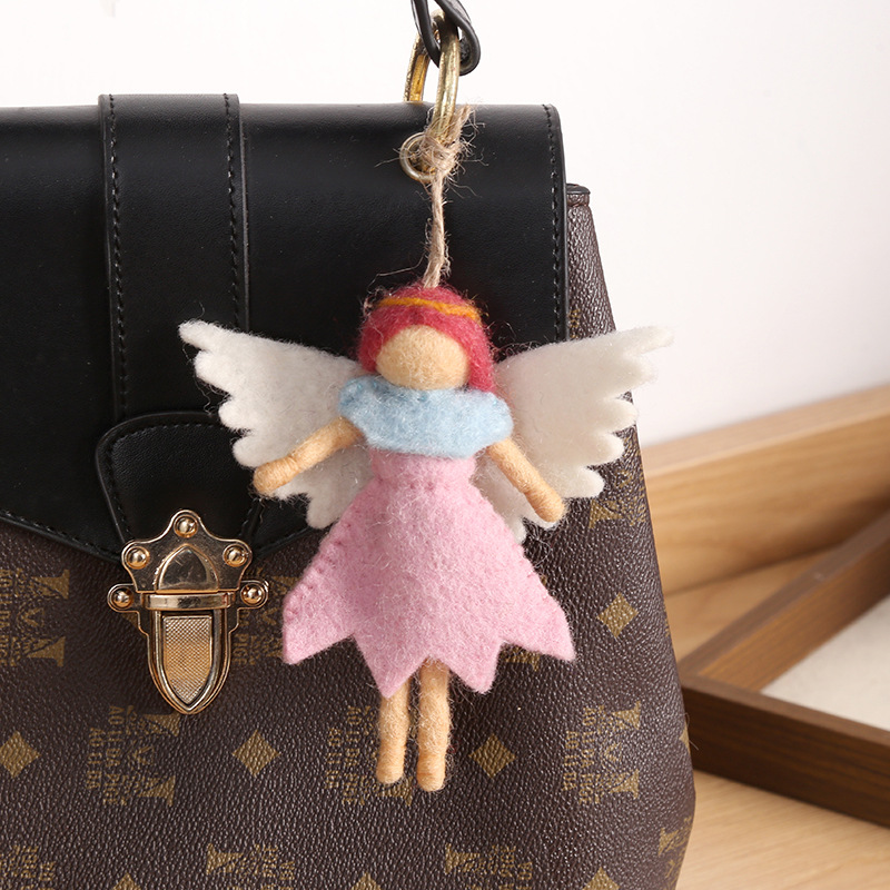 Nepalese Magician Series handmade wool felt bag pendant manufacturer wholesale trendy cartoon pendant pic 6