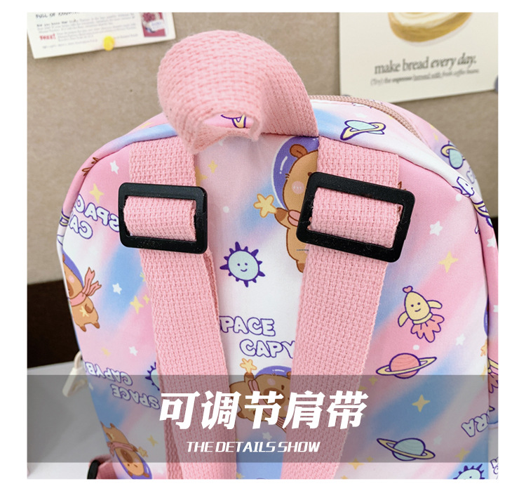 2025新款女孩时尚甜美双肩包小学生上课书包可爱卡通出游儿童背包详情33