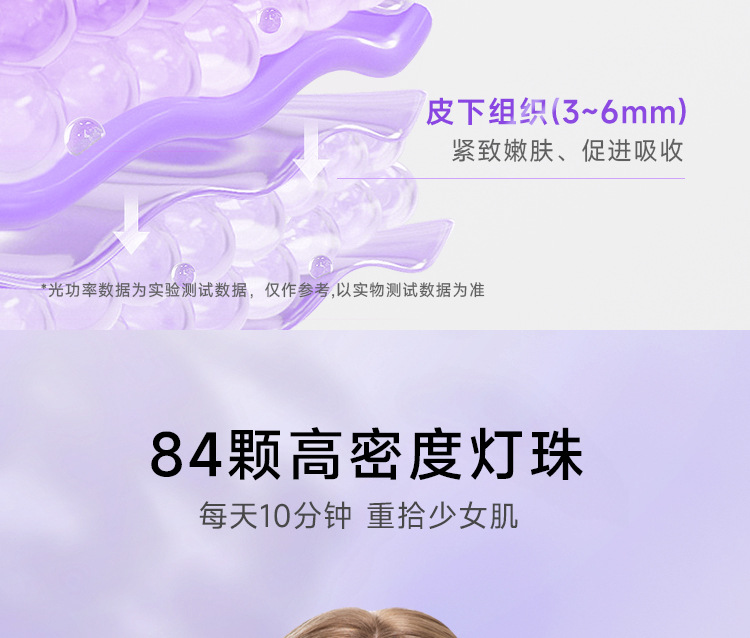 510k Rechargeable silicone mask Beauty Device, Photon Skin Rejuvenation Mask Device, home facial LED red, blue and infrared pic 13