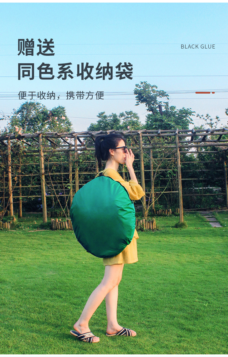 帐篷户外3-4人全自动加厚防晒账蓬2人单双折叠野外露营便携式帐篷详情8