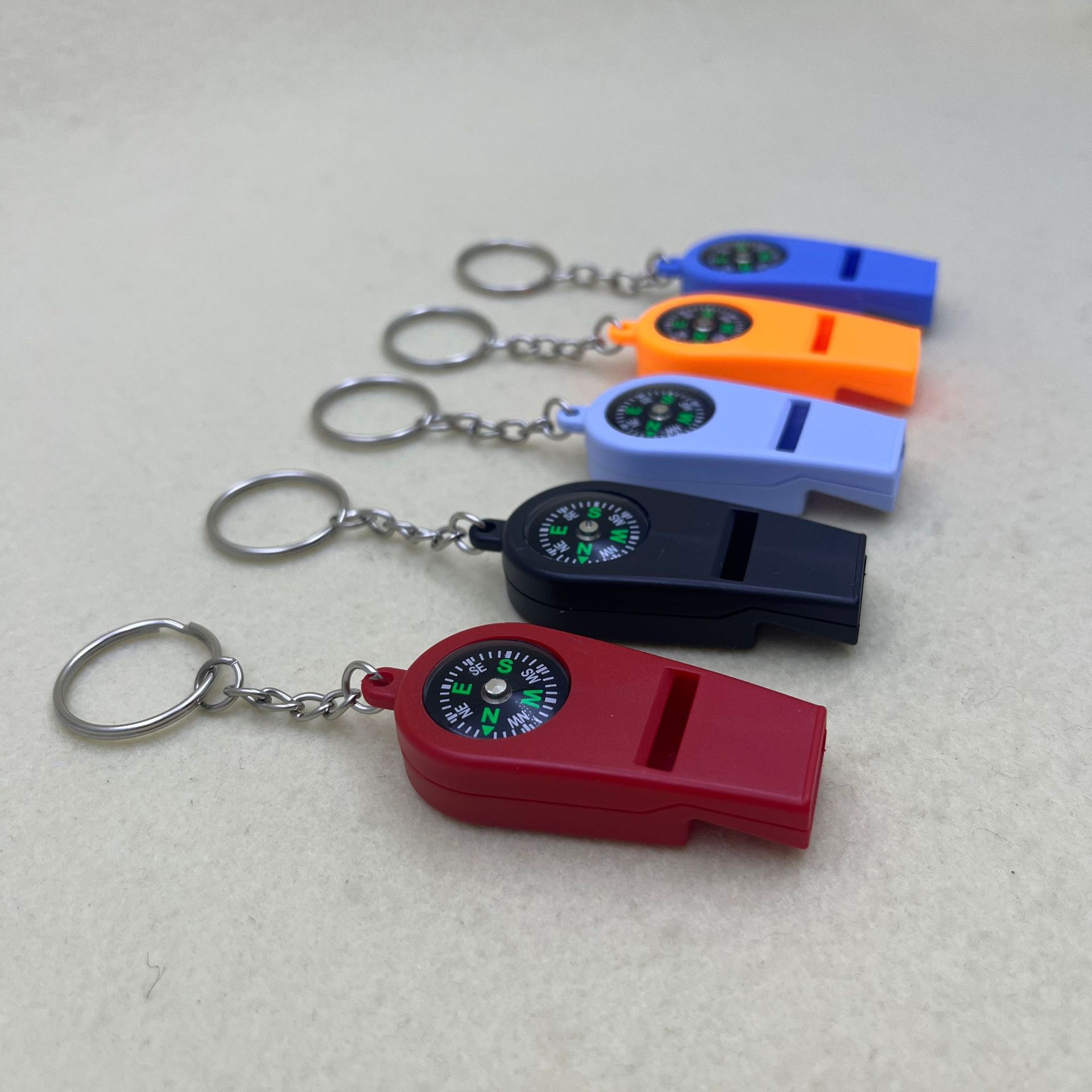新款迷你多种颜色可选便捷可挂钥匙扣2合1口哨车用家用户外指南详情17
