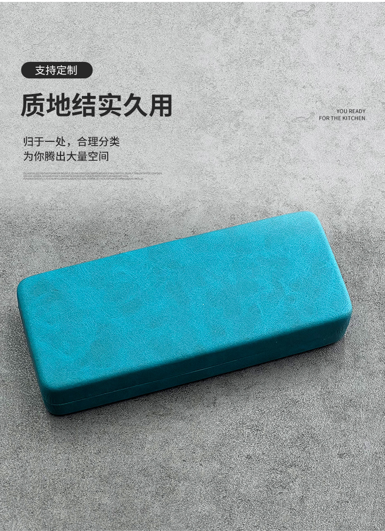 高级感羊巴皮眼镜盒 高档大框眼镜平光镜近视眼镜盒可印LOGO详情5