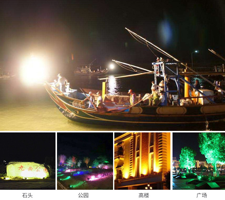 Low-voltage lamps, DC 12V - 24V floodlights, spotlights, battery lamps, Marine lamps, night market lamps, coal mine lighting lamps pic 2