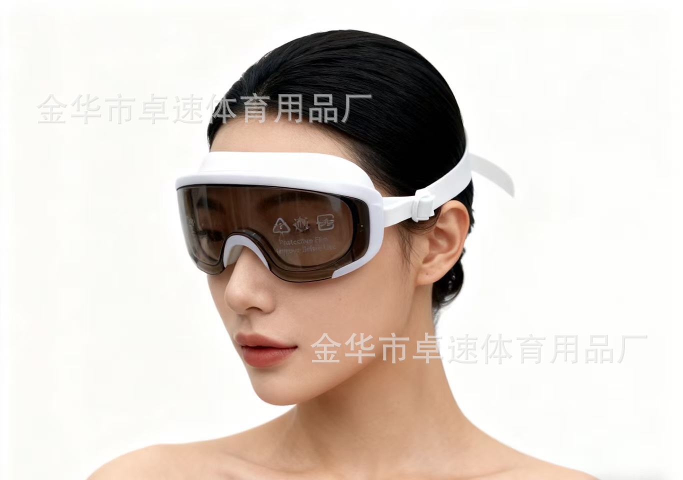 跨境成人泳镜男女通用游泳眼镜高清防水防雾硅胶专业大框墨镜泳镜详情7