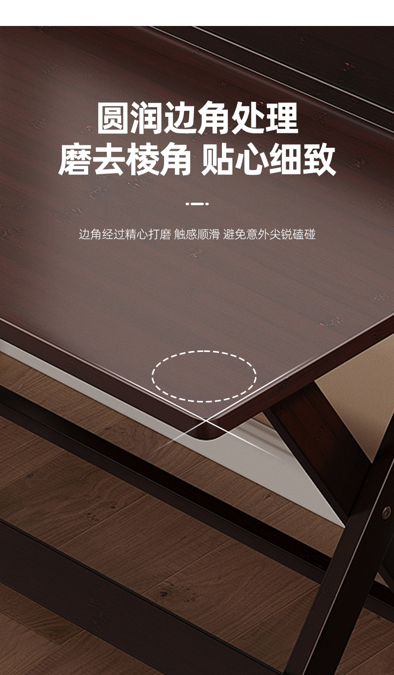 折叠免安装学习桌写字桌学生可调节课桌家用简易书房书桌电脑桌详情12