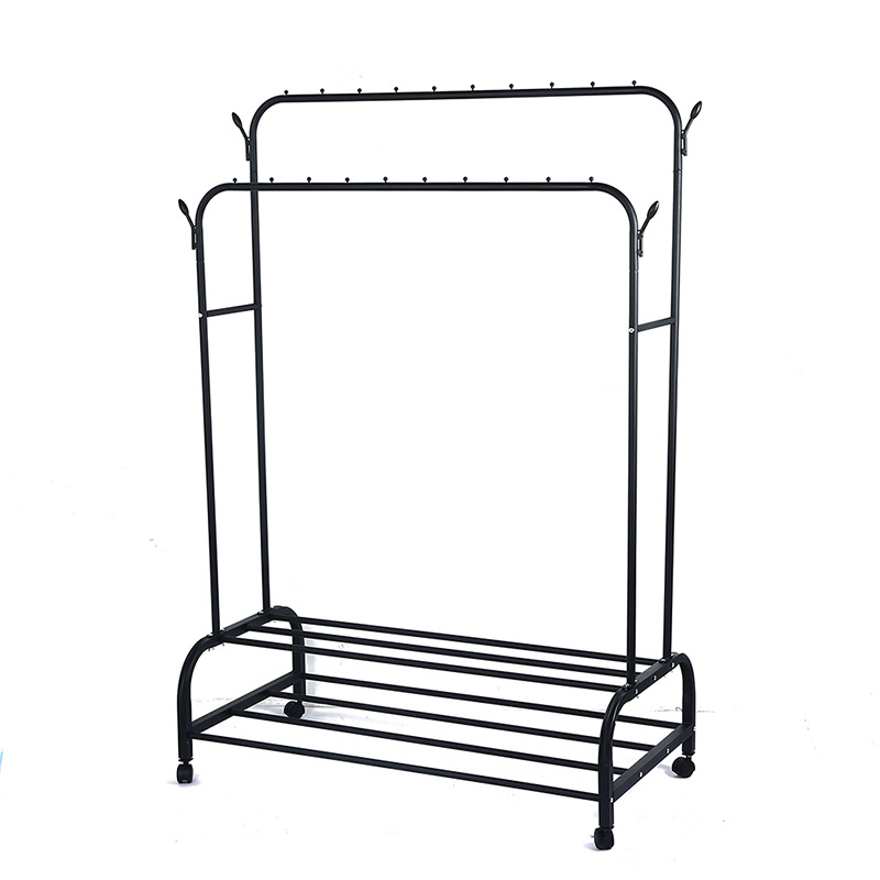 定制晾衣架落地挂衣架家用晒衣架大学宿舍室内简易折叠衣帽架详情1