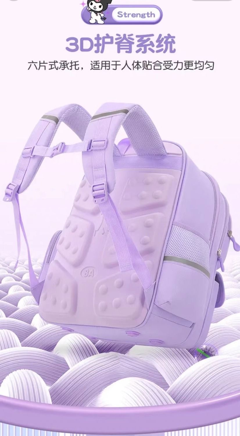 跨境外贸书包小学生女减负一二三到六年级大容量可爱美乐蒂儿童详情8