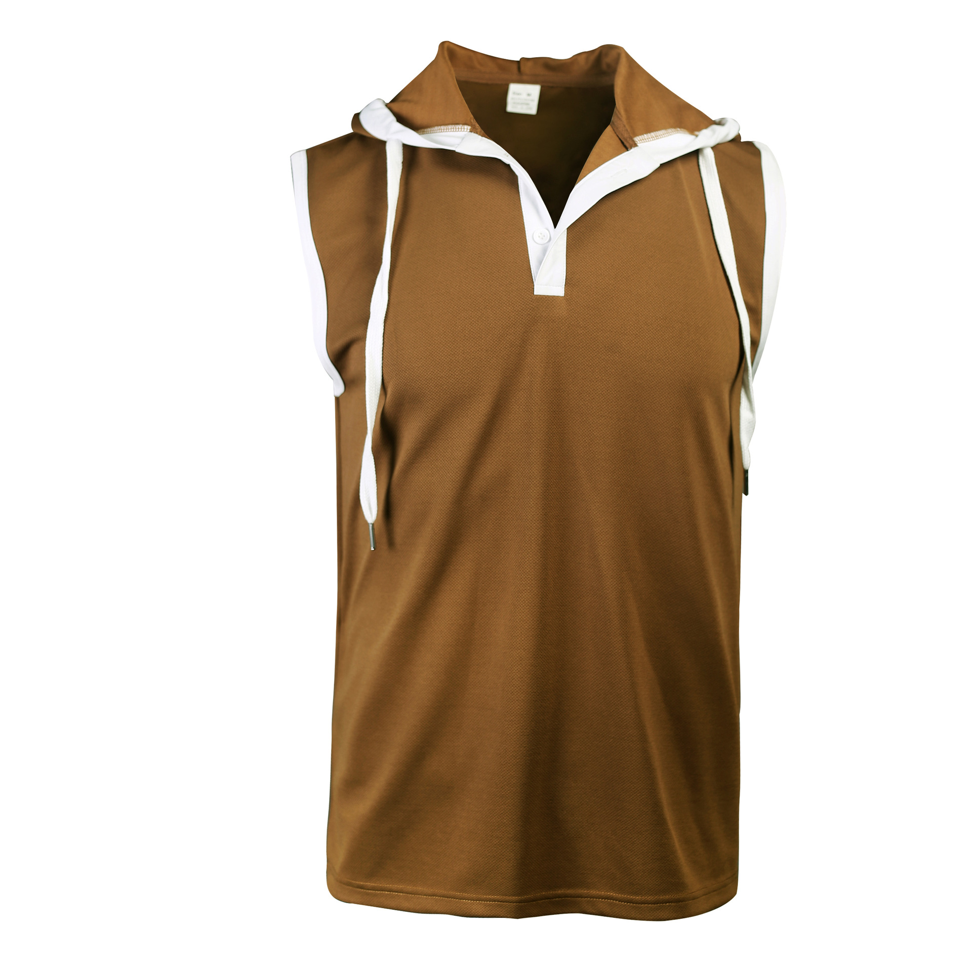 欧美跨境亚马逊2025夏新款男士背心重磅连帽坎肩潮牌休闲无袖T恤详情28