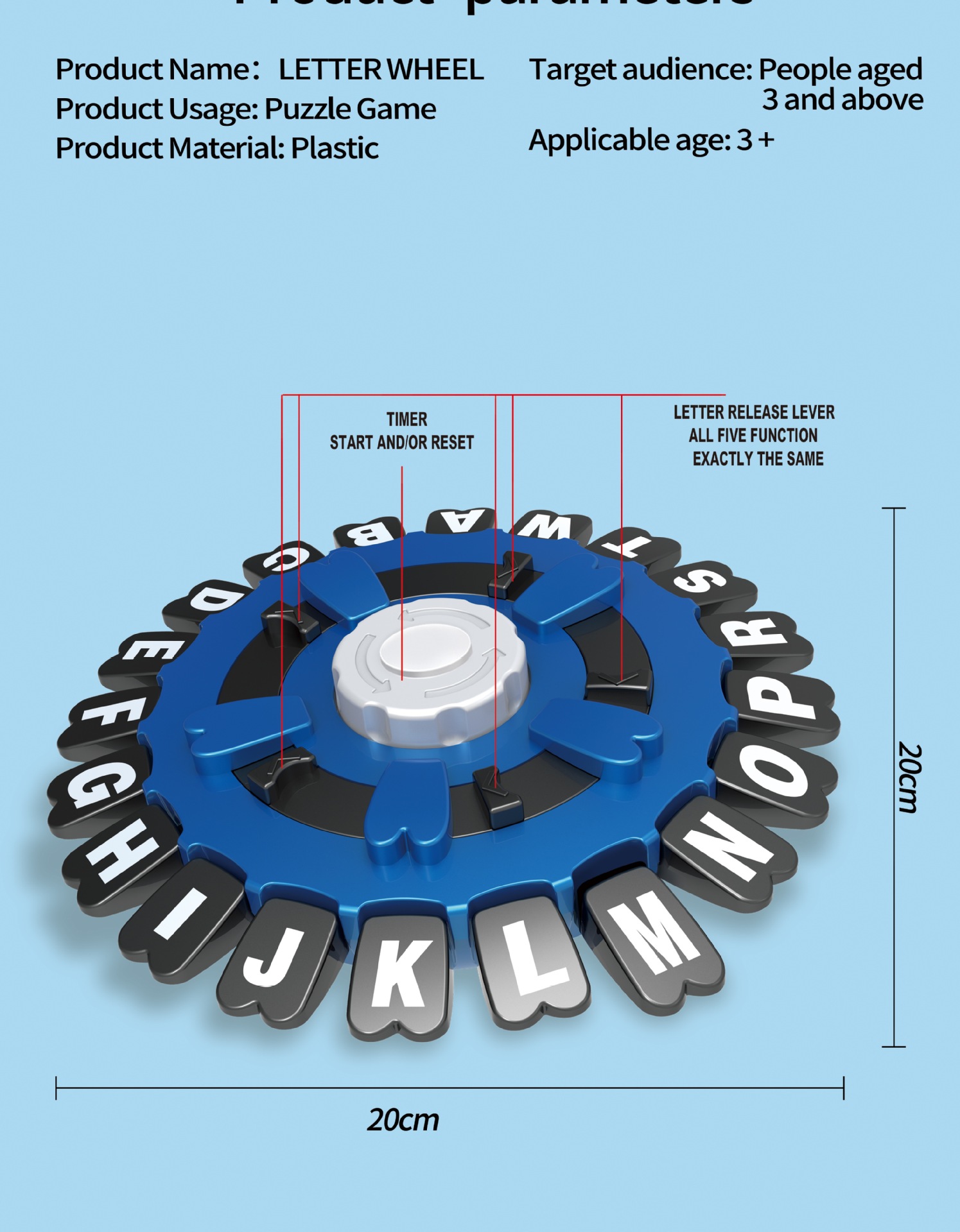 TAPPLE疯狂字母轮宝可梦卡片扭扭棒水机套圈圈潮流玩具游戏玩具详情11