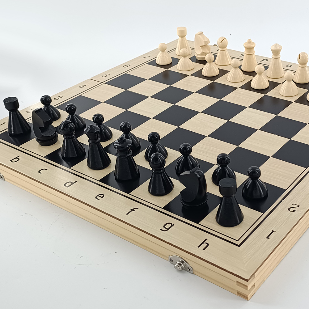 39cm international chess board game toy, game entertainment party, wooden factory direct sales and wholesale, portable and foldable pic 8
