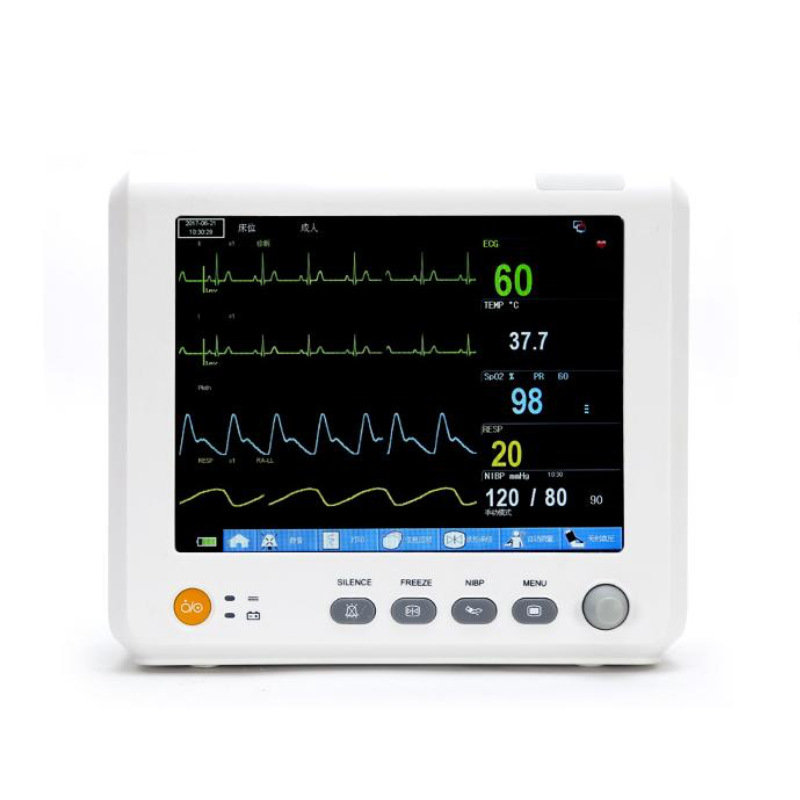 Cross-border exclusive M8 multi-parameter patient monitor, 8-inch high-precision heart rate, respiratory rate, blood oxygen and electrocardiogram monitoring pic 6