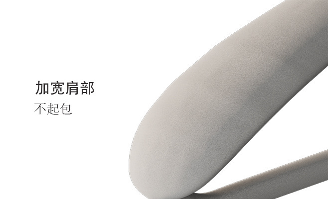 Wide-shoulder coat hanger for home use, seamless, anti-slip, anti-shoulder corner, no clogging, clothes rack for drying, adult clothes support pic 5