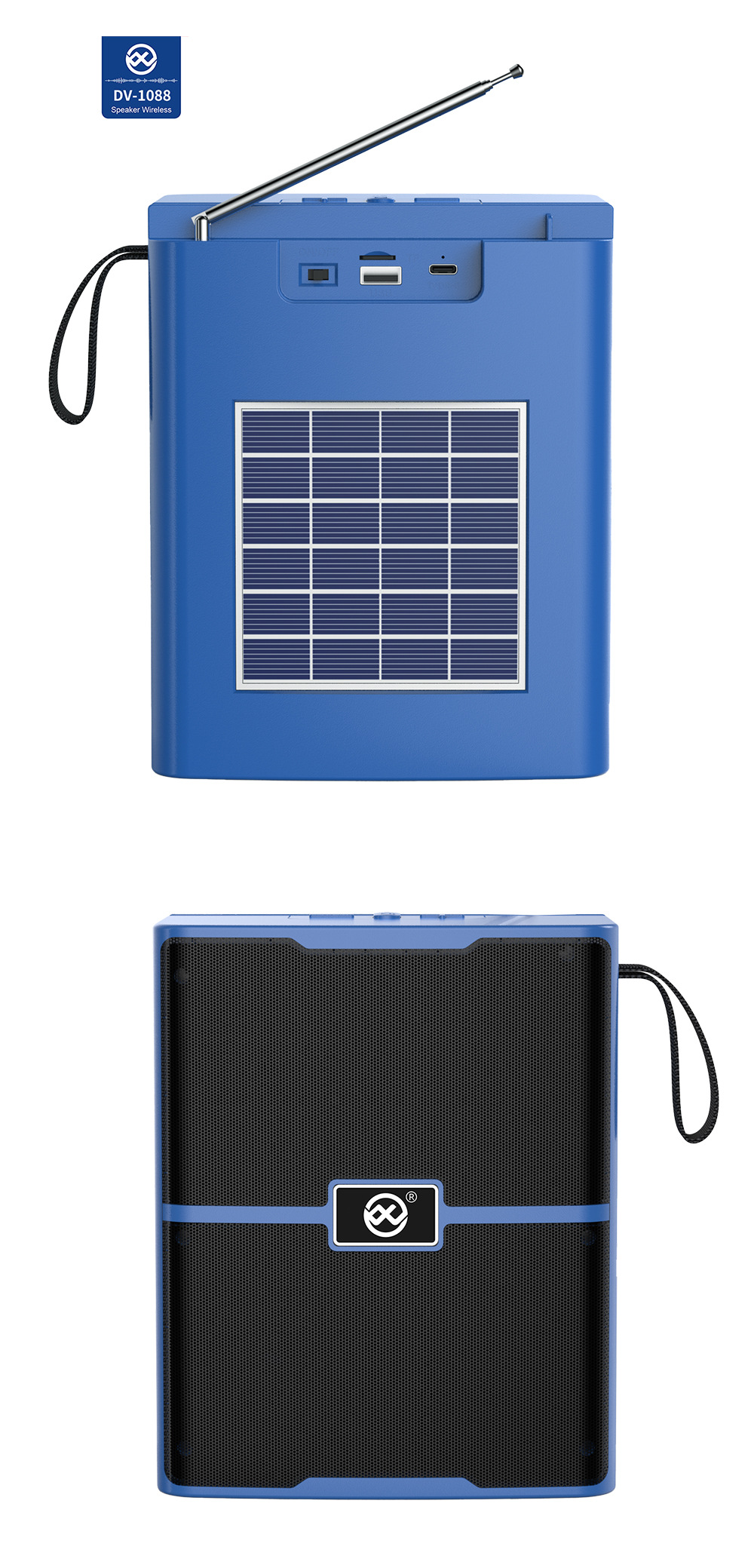 Le Xiangyu cross-border Bluetooth speaker Outdoor high-volume solar player card insertion affects the speaker solar outdoor speaker pic 9