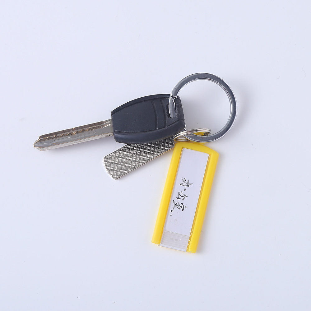 Hot-selling doorplate keychains, metal rings, hotel registration keychains, simple, mini and portable keychains wholesale pic 10