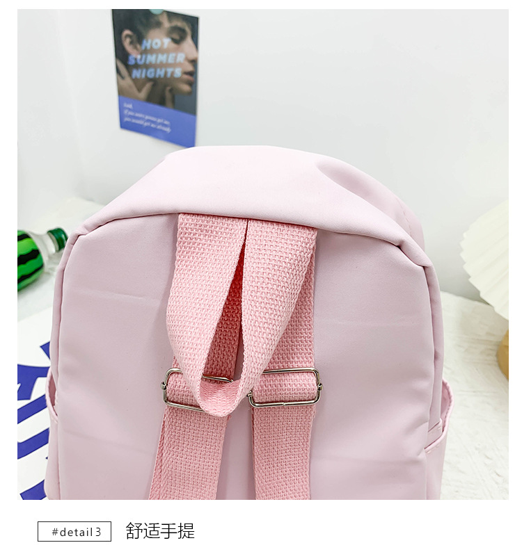 蝴蝶结书包女小学生大容量三到六年级初中轻便减负可爱简约双肩包详情26