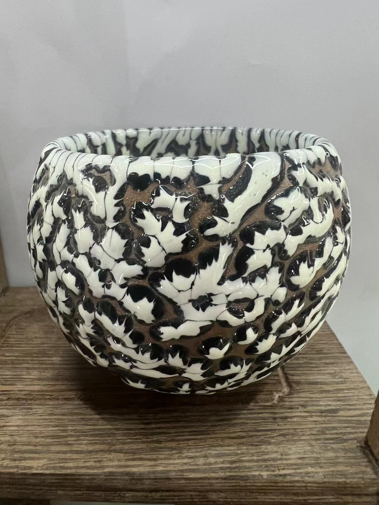 Four Divine Beasts Jian Zhan Master Cups, colorful kiln-transformed tea cups, Zhuque Qinglong Baihu Xuanwu Dougong Cup, personal gifts pic 7