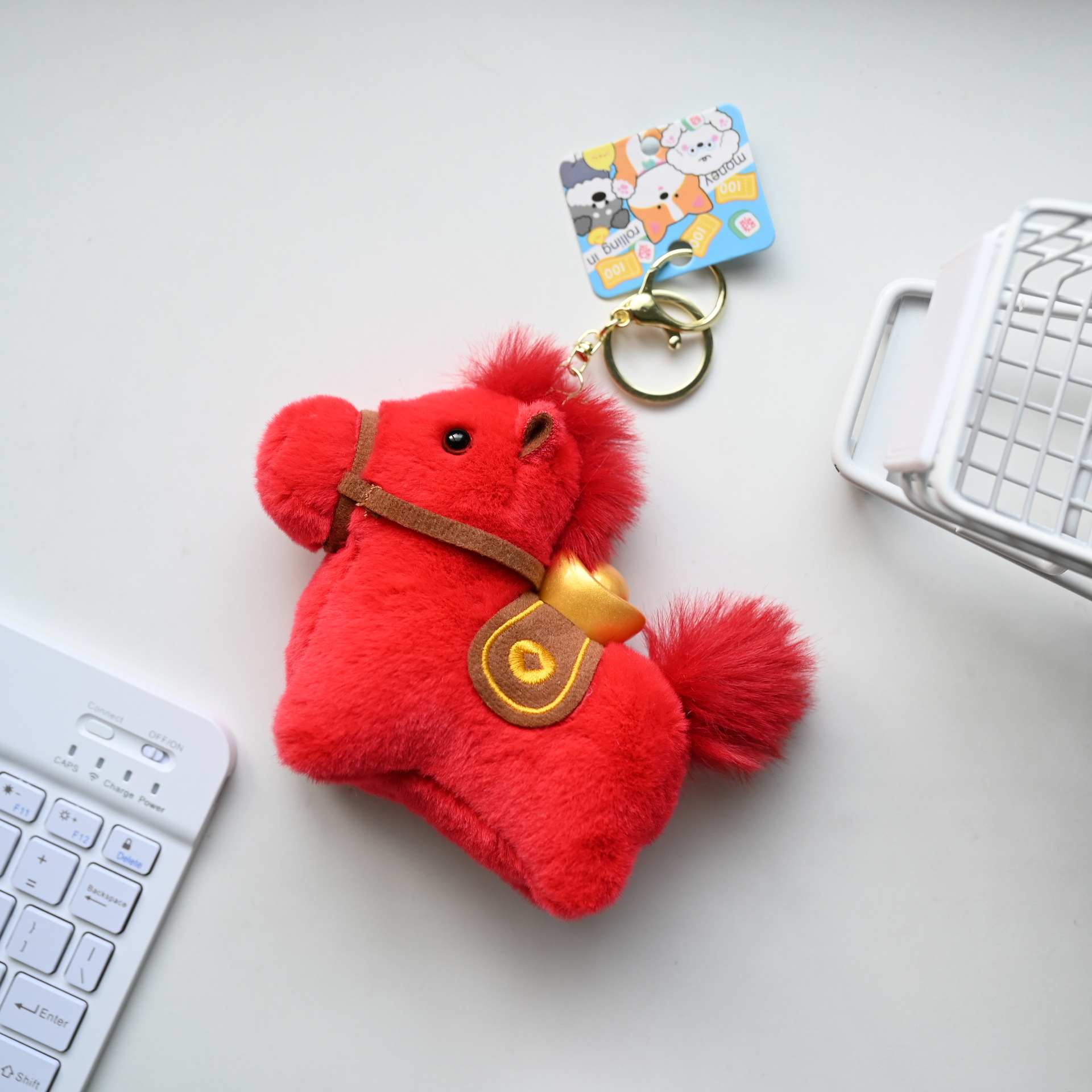 【 Genuine 】 Instant Money Plush keychain Pendant, mascot figurine, Year of the Horse desktop, Little Pony Figurine pic 23