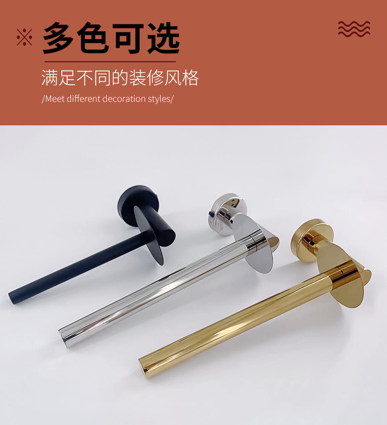 Wholesale of household bathroom toilet paper roll racks, stainless steel toilet paper racks, kitchen paper racks, hotel engineering bathroom tissue racks pic 5