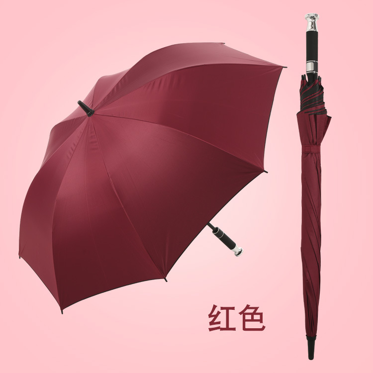 Long-handled automatic black rubber golf, Rolls-Royce, Audi, Mercedes-Benz, Bentley advertising umbrella, fixed umbrella pic 15