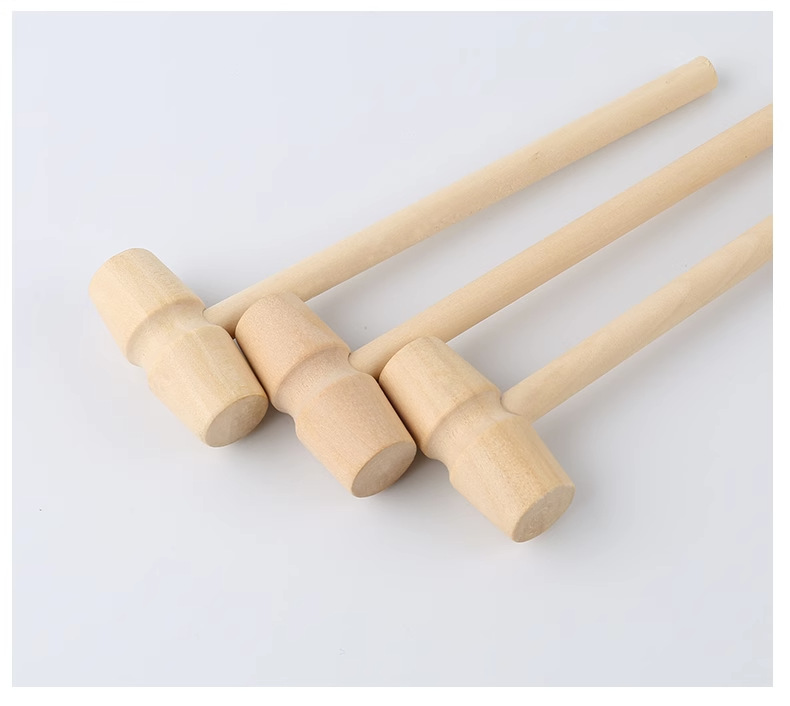 Wooden hammer, solid wood, round head small wooden hammer, wooden mallet, hard wood hammer, wooden rod hammer, back hammer, large wooden hammer, small 木棰 pic 13