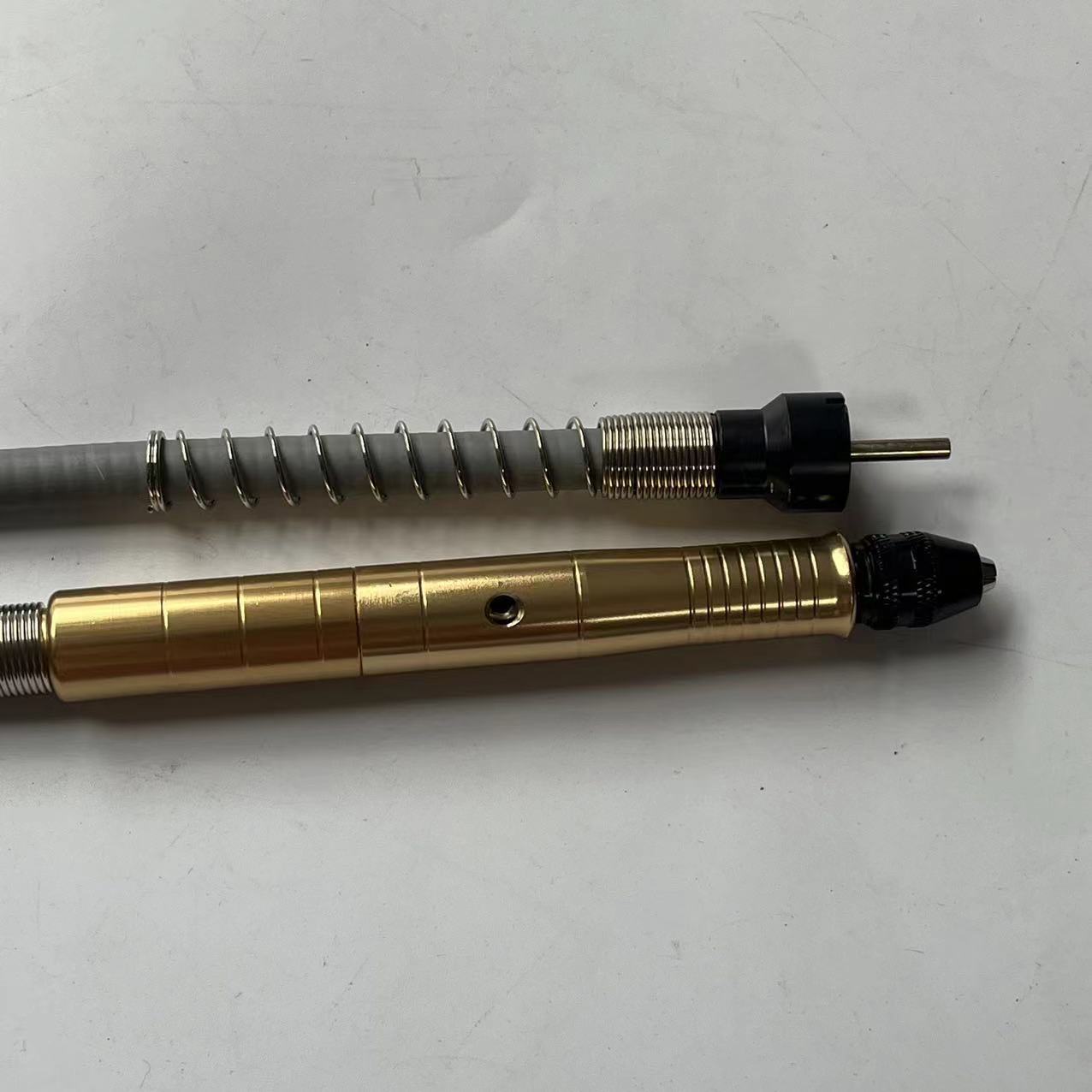 精装可换轴心3mm小电磨软轴铝手柄电钻软轴延长线万能夹头雕刻笔详情6