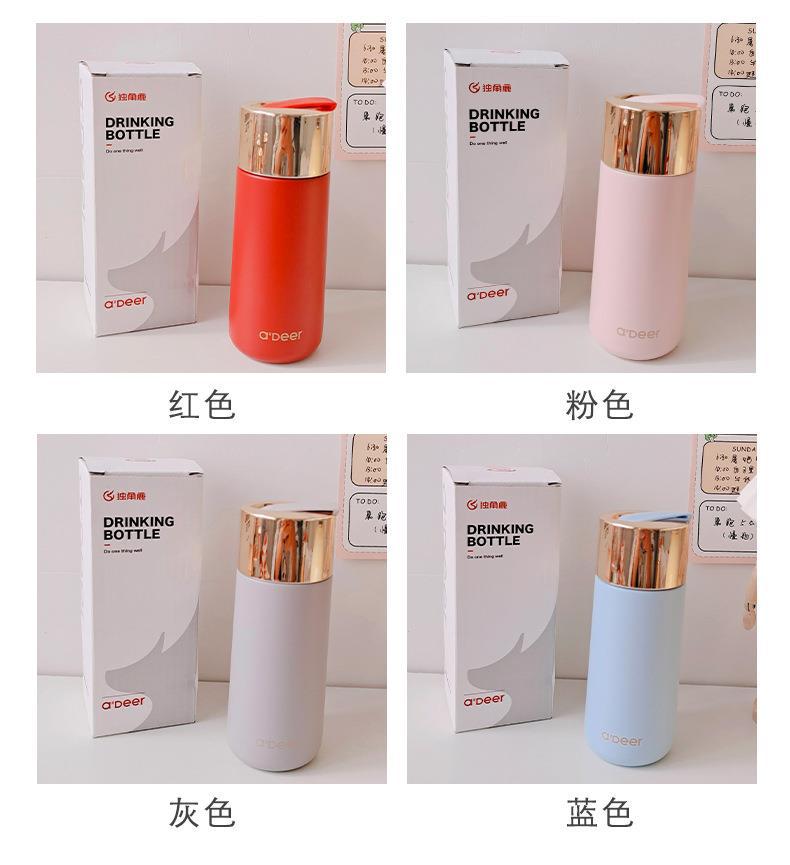 独角鹿保温杯小容量女士便携水杯小容量口袋详情9