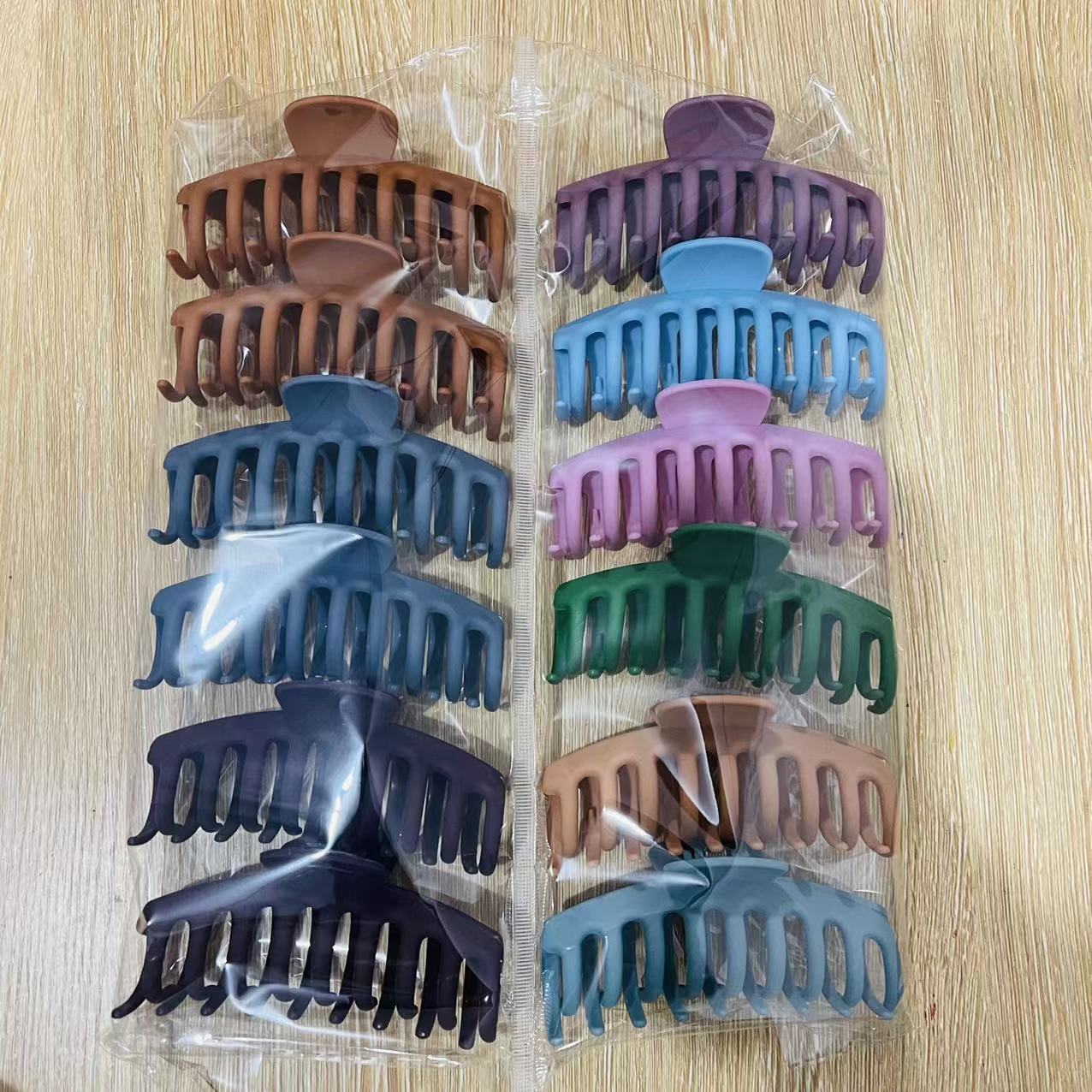 【 Zone 1-5 】 No. 194 / Matte keel gripper 12/ Pack 1200/ box Korean ins Large Gripper Elegant Style Hair Clip Simple Hair clip Hair clip Women Semi-tied Hair matte Gripper wholesale pic 7
