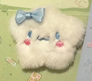 三丽欧卡通毛绒星星 玉桂狗 美乐蒂甜美五角可爱毛详情3