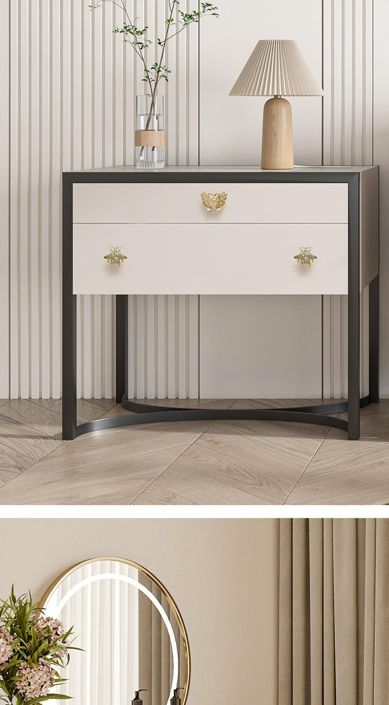Modern light luxury zinc alloy butterfly, flying bee, leaf, starfish, elk living room, bedroom, bedside, drawer, cabinet door handle pic 27