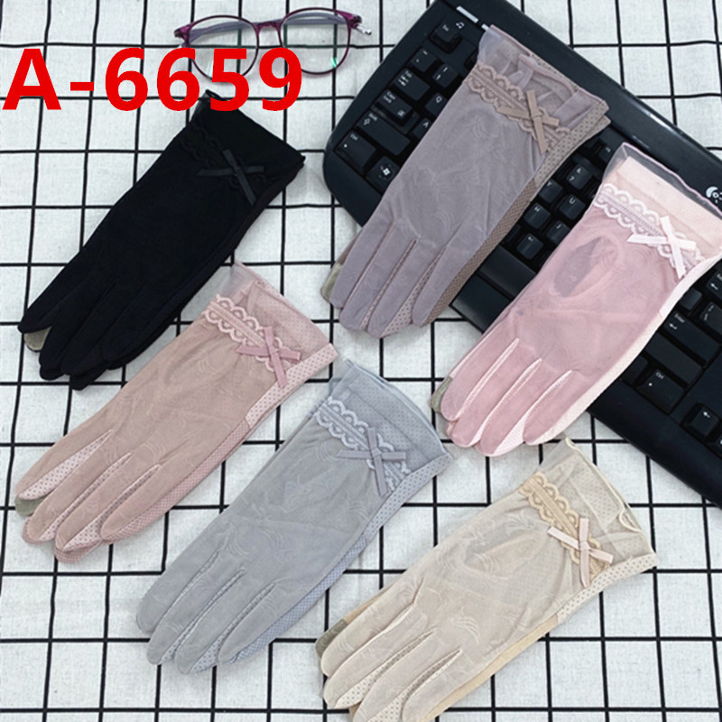 Wholesale of thin adult UV-resistant breathable full-finger gloves with anti-skating silk sleeves and exposed finger touch screens pic 8