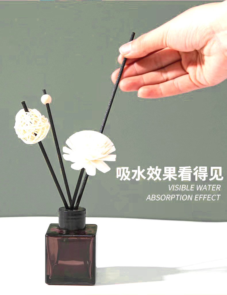 精油挥发棒无火香薰扩香棒藤条棍挥发干花香水厕所室内香薰棒详情7