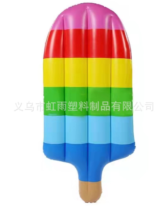 跨境现货PVC充气西瓜浮排水上躺椅加厚户外充气浮床厂家直销休闲户外家具充气床详情6