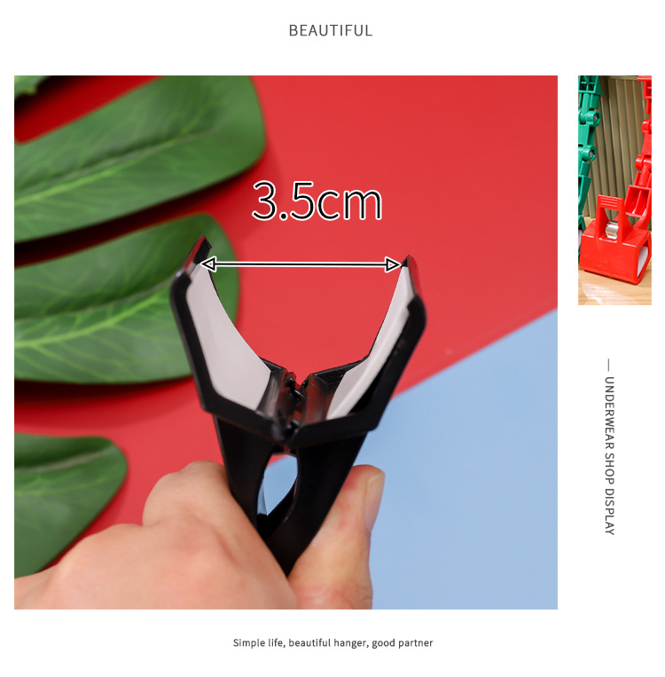 超市价格牌夹子标价签展示架塑料标签卡条货架挂钩挂式广告夹详情6